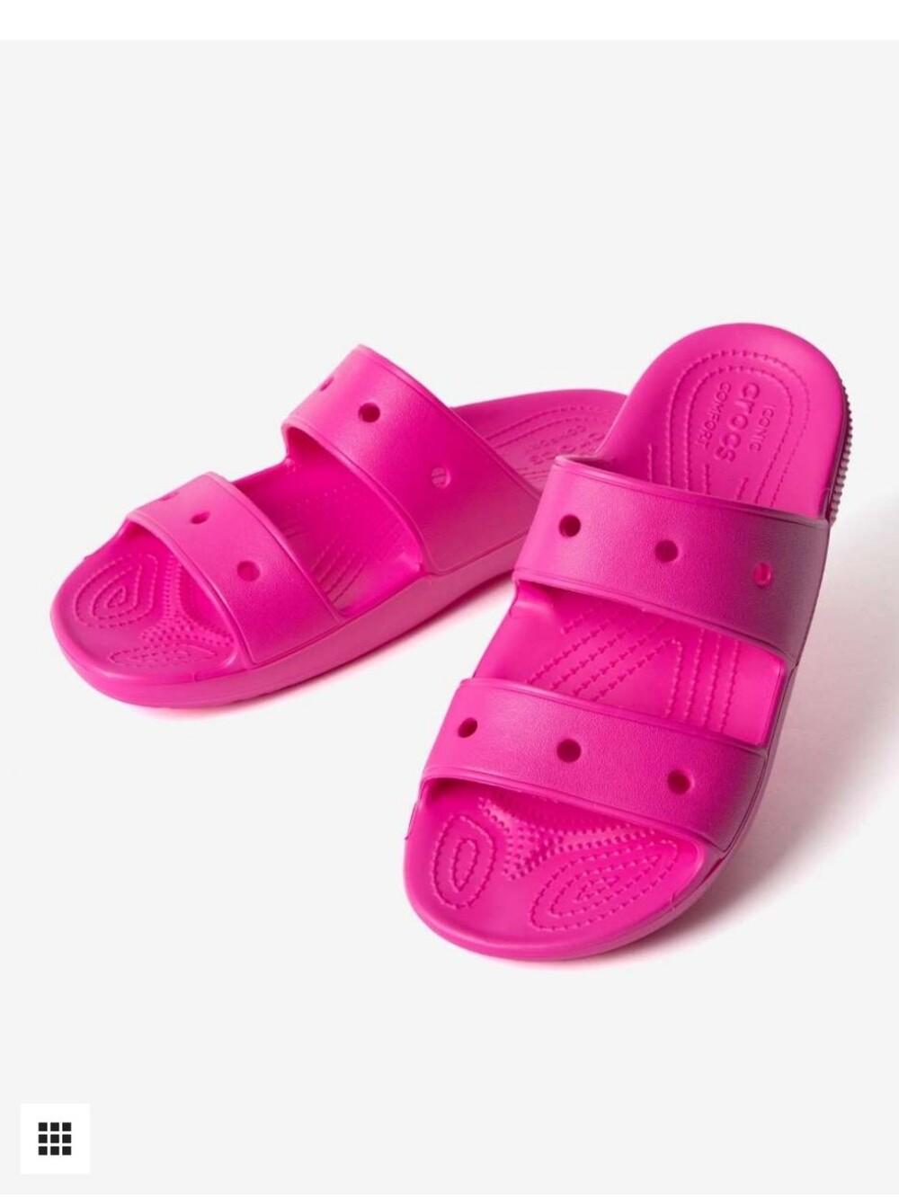 CROCS Women's Hot Pink Slide Sandals